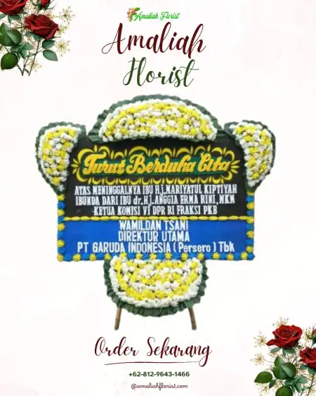 Papan Bunga Duka Abung Semuli